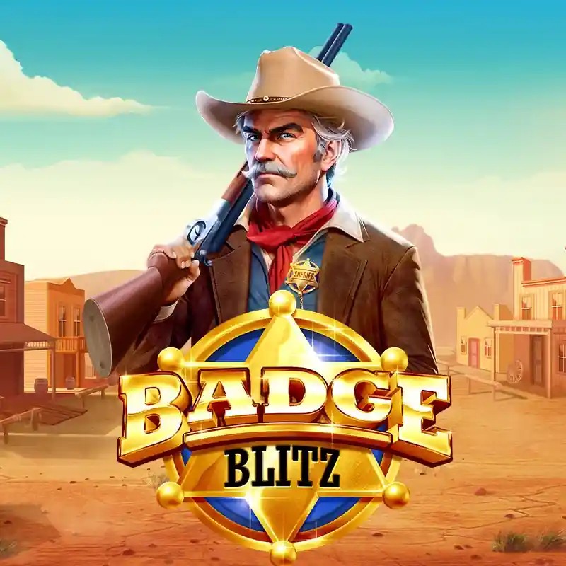 Official Slots logo: Badge Blitz by Pragmatic Play at Spinit Casino