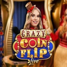 Crazy Coin Flip logo by Evolution at Spinit Casino