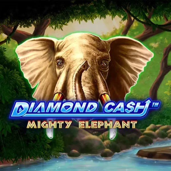 Diamond Cash Mighty Elephant slot logo by Greentube at Spinit Casino