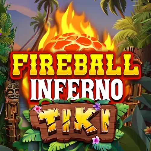 Fireball Inferno Tiki logo by NetEnt at Spinit Casino