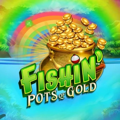 Fishin Pots Of Gold logo by Gameburger Studios at Spinit Casino