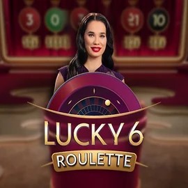 Official Live Casino logo: Lucky 6 Roulette by Pragmatic Play at Spinit Casino