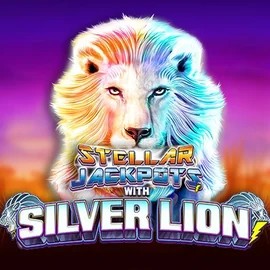 Stellar Jackpots with Silver Lion slot visual from Lightning Box Game available on spinit-casinos.es